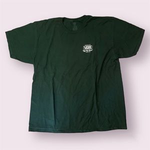 Forest Green Vans Off The Wall Tee